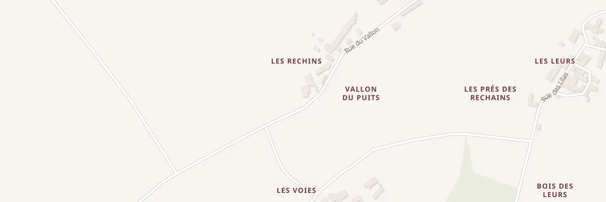 Plan du 37 Rue du Vallon à Val-d’Auge