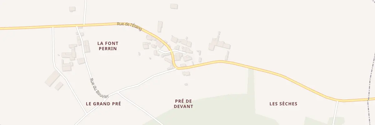 Plan du 8 Rue de l’Etang à Chives