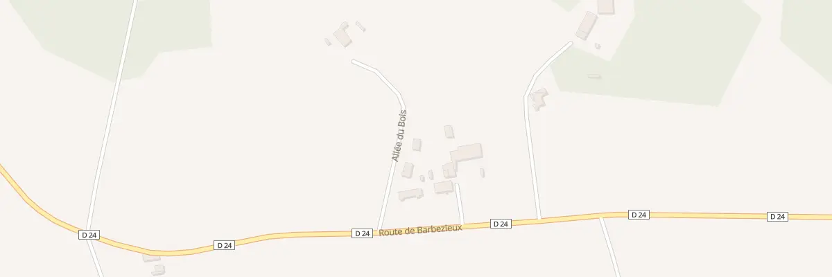 Plan du 6 All du Bois à Challignac