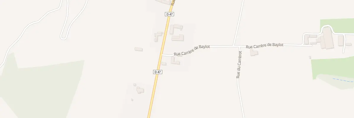Plan du 9098 Rue Carrère de Baylot à Bédeille