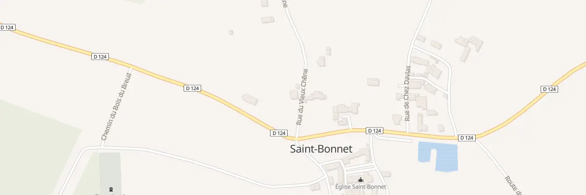 Plan du 3 Rue du Vieux Chêne à Saint-Bonnet