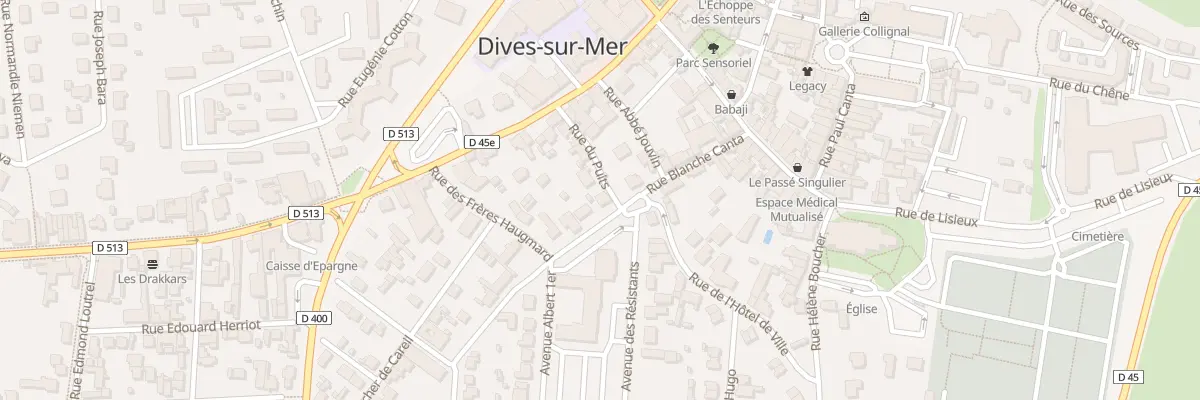 Plan du 2 Rue du Champ de Foire à Dives-sur-Mer