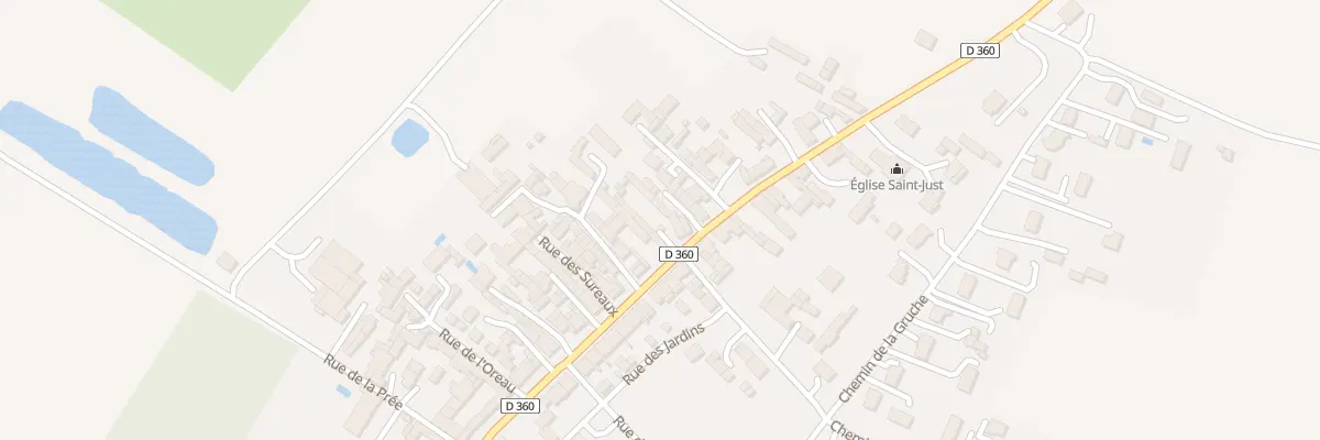 Plan du 2 Imp des Lys à Saint-Just-sur-Dive