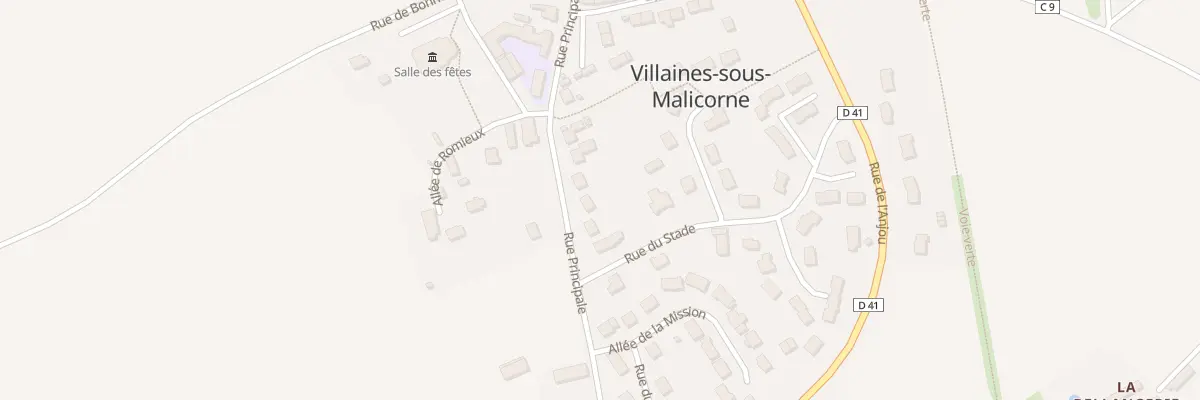 Plan du 39 Rue Principale à Villaines-sous-Malicorne