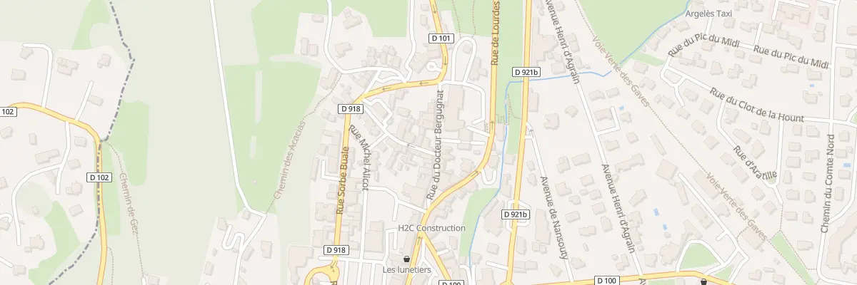 Plan du 7 Rue du Docteur Bergugnat à Argelès-Gazost