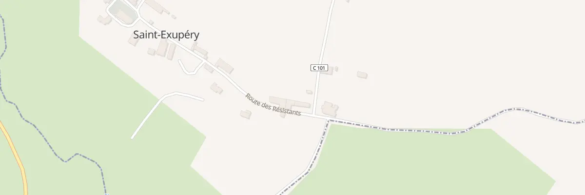 Plan du 3B Le Bourg à Saint-Exupéry