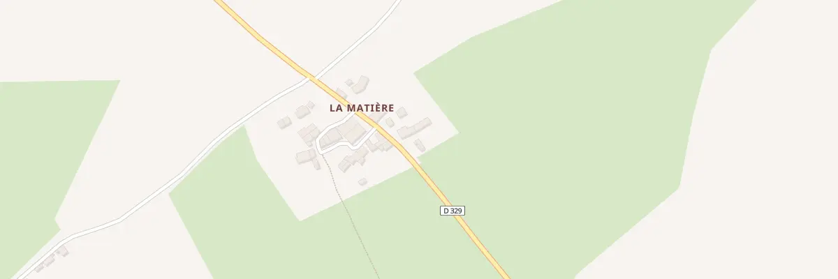 Plan du 8 La Matiere à Fomperron