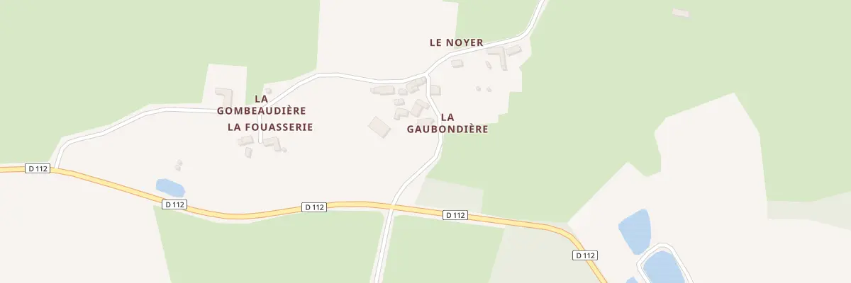 Plan du 2 La Gombeaudiere à Saint-Léonard-des-Bois