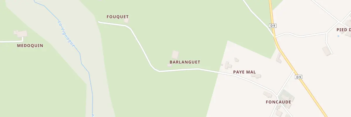 Plan du 73 Barlanguet à Saint-Félix-de-Foncaude