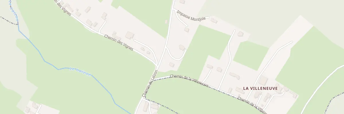Plan du 1 Che du Bois à Ouézy