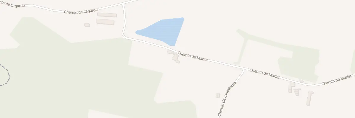 Plan du 6 Che de Mariet à Corbère-Abères