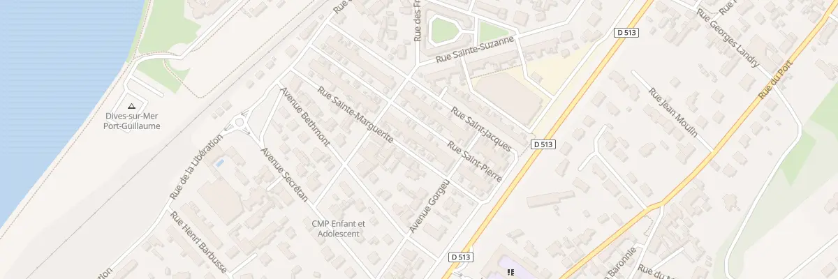 Plan du 60 Rue Saint-Pierre à Dives-sur-Mer
