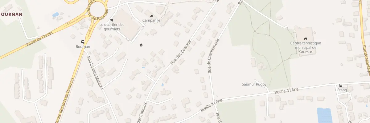 Plan du 79 Rue des Coteaux à Saumur