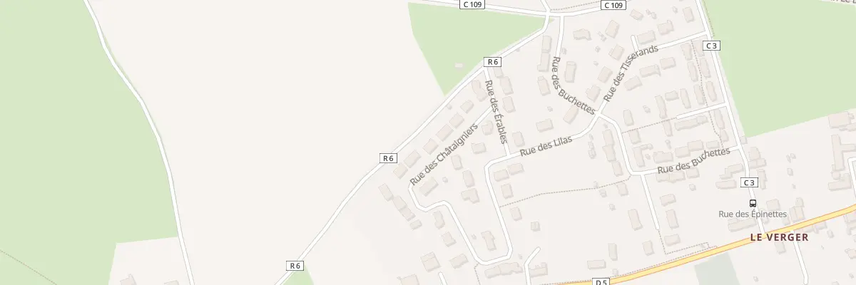 Plan du 25 Rue des Chataigniers à Saint-Rémy-de-Sillé