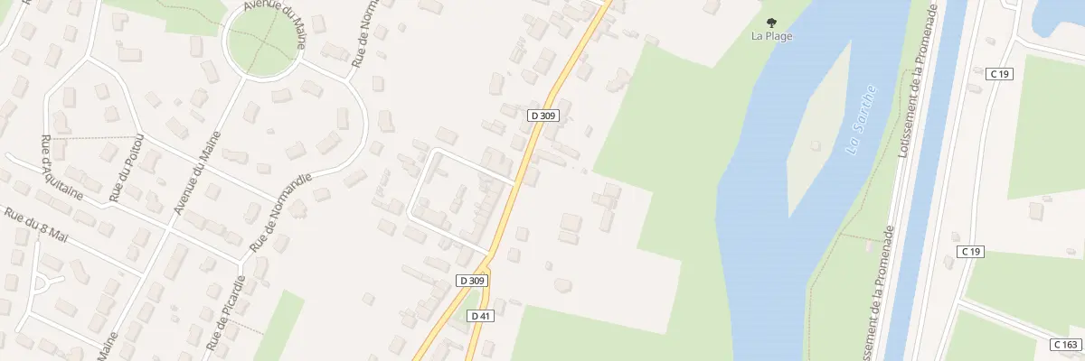 Plan du 29 Rue du Maréchal Foch à Noyen-sur-Sarthe