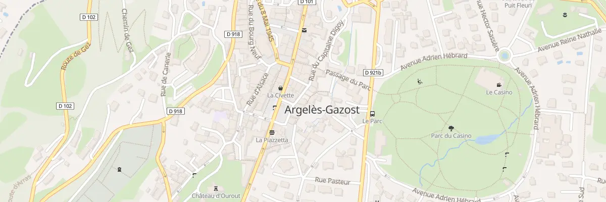 Plan du 2 Rue du Capitaine Digoy à Argelès-Gazost