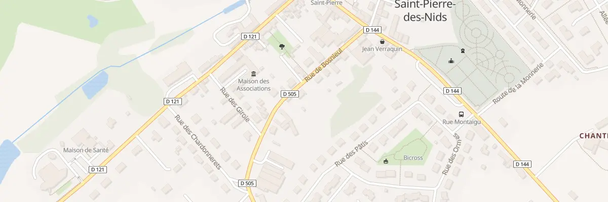 Plan du 9 Rue de Bosnieul à Saint-Pierre-des-Nids