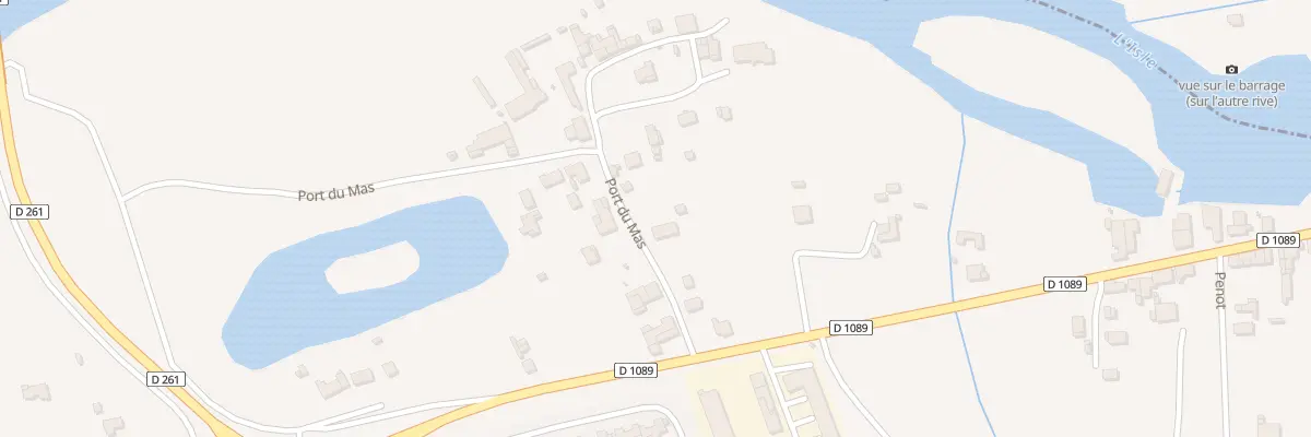 Plan du 29 Port du Mas à Abzac