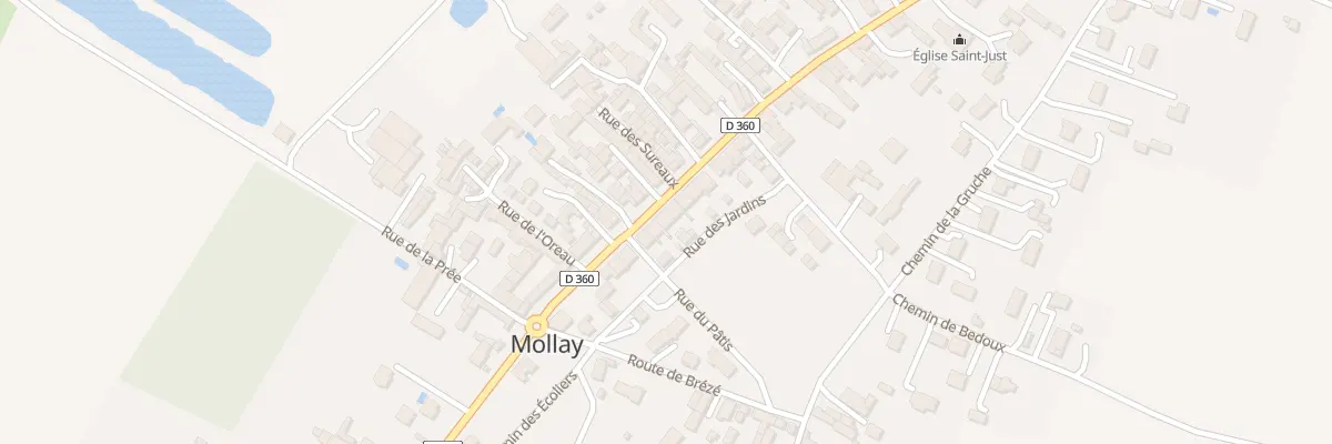 Plan du 33 Rue du Bellay à Saint-Just-sur-Dive