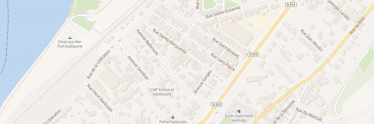Plan du 8 Rue Sainte-Marguerite à Dives-sur-Mer