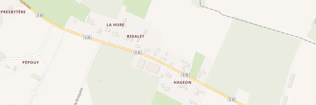 Plan du 5050 Bidalet à Monclar