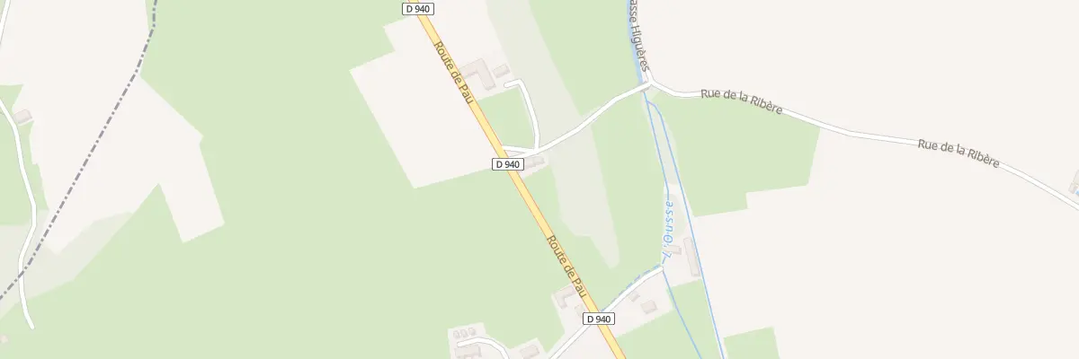 Plan du 20 Rte de Pau à Barlest