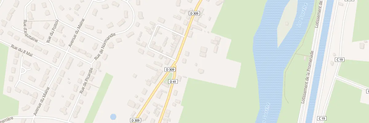 Plan du 37 Rue du Maréchal Foch à Noyen-sur-Sarthe