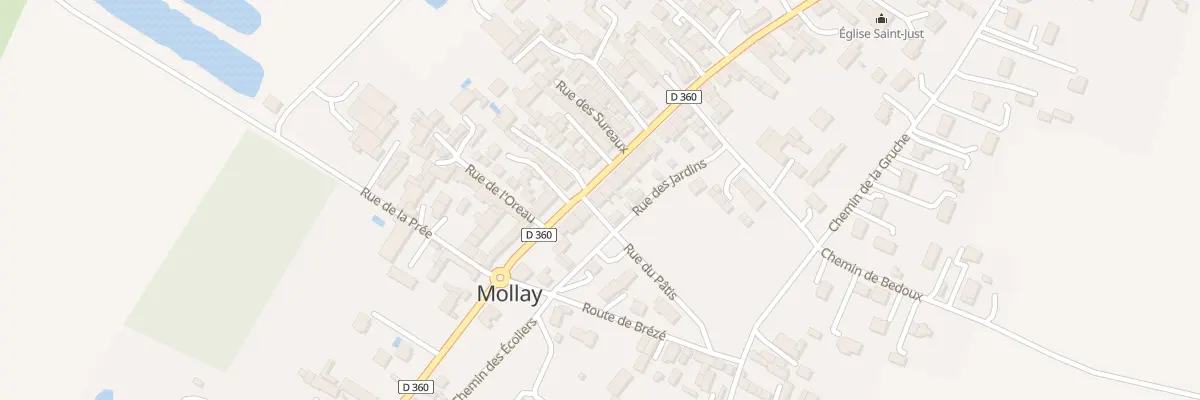 Plan du 37 Rue du Bellay à Saint-Just-sur-Dive