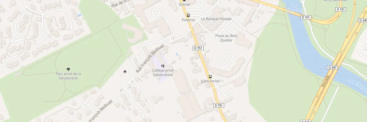 Plan du 10 Rue Jules Amiot à Saumur