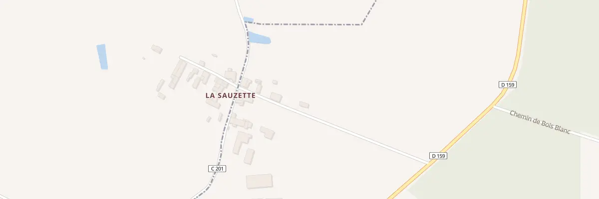 Plan du 13 La Sauzette à Boscamnant