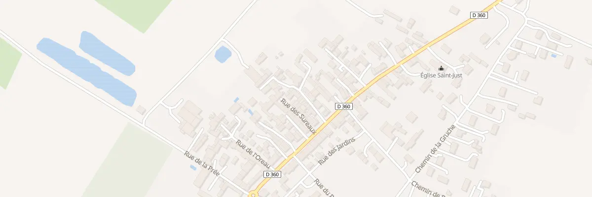 Plan du 8 Rue des Sureaux à Saint-Just-sur-Dive