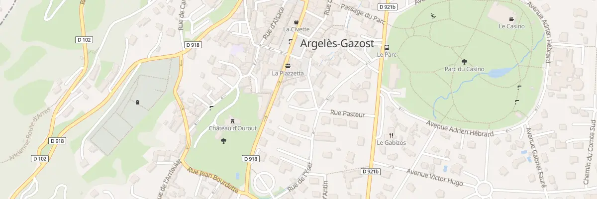 Plan du 4 Pas de la Terrasse à Argelès-Gazost