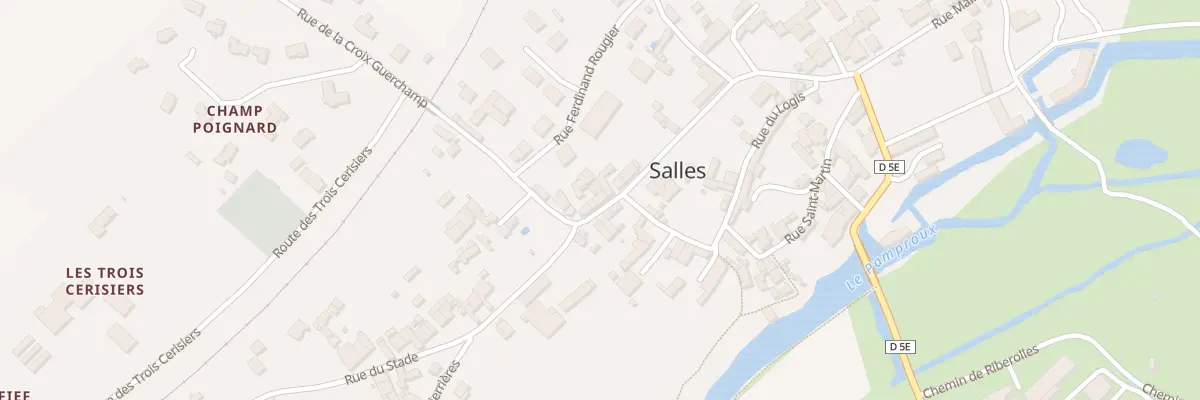 Plan du 32 Rue Montausier à Salles