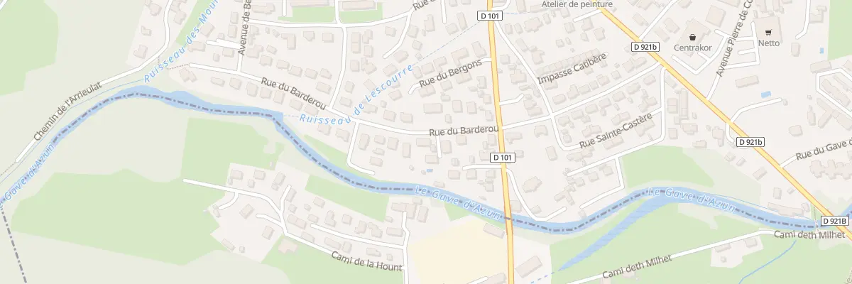 Plan du 11 Rue du Barderou à Argelès-Gazost