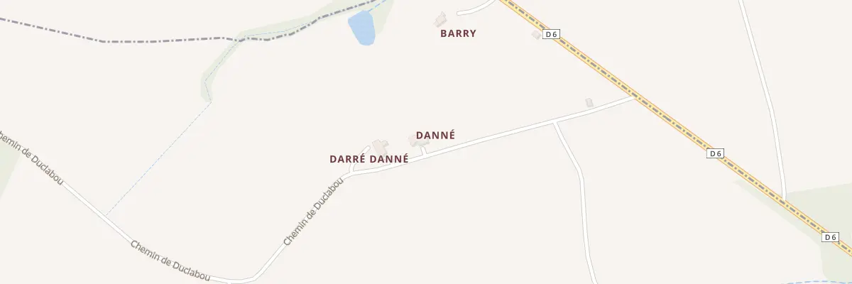 Plan du 5032 Danne à Lanne-Soubiran