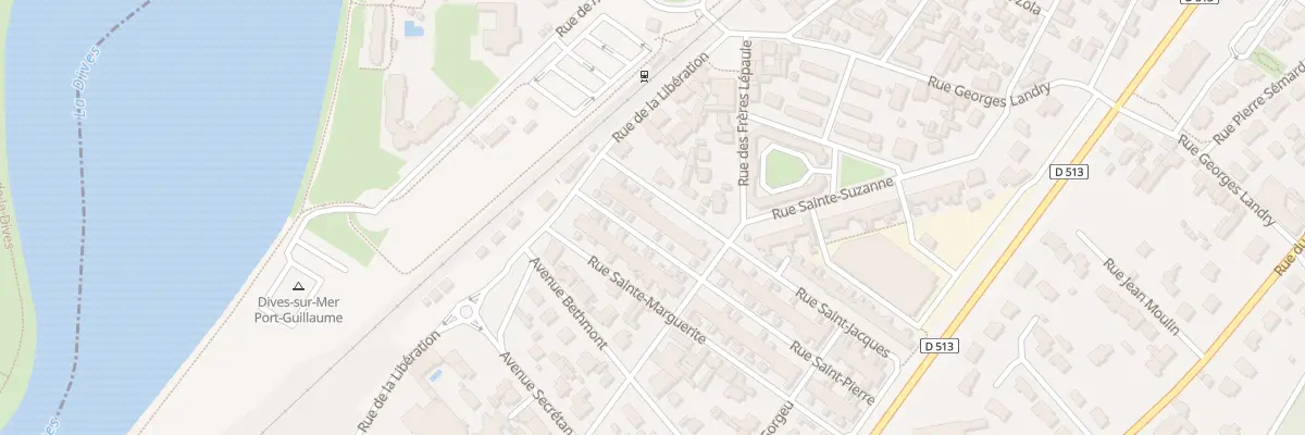 Plan du 23 Rue Saint-Pierre à Dives-sur-Mer