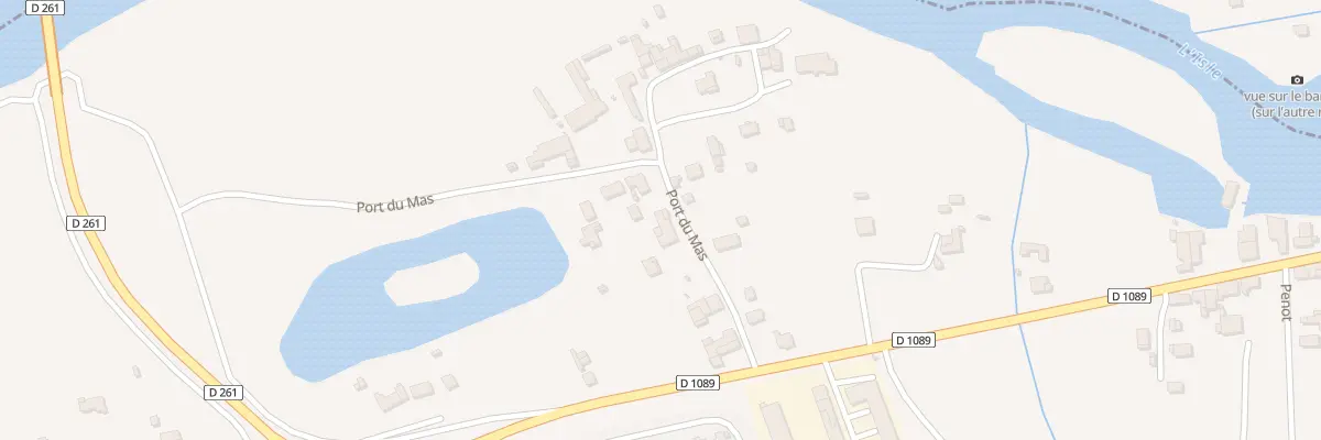 Plan du 10 Port du Mas à Abzac