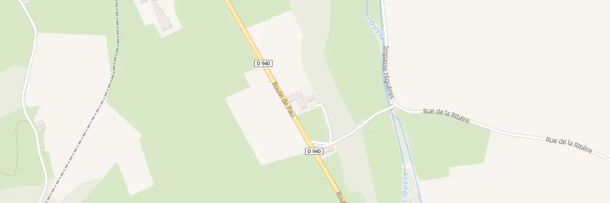 Plan du 22 Rte de Pau à Barlest