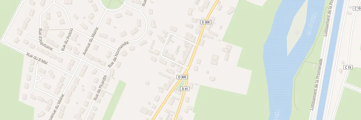 Plan du 58 Rue du Maréchal Foch à Noyen-sur-Sarthe