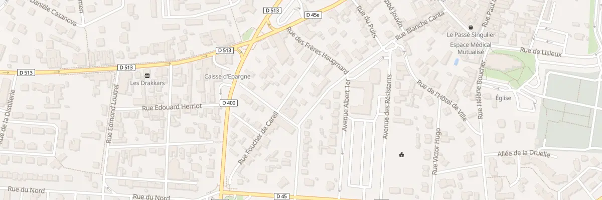 Plan du 8 Rue Foucher de Careil à Dives-sur-Mer