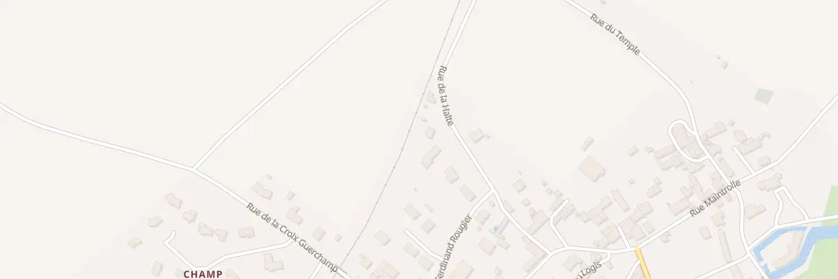Plan du 19 Rue de la Halte à Salles