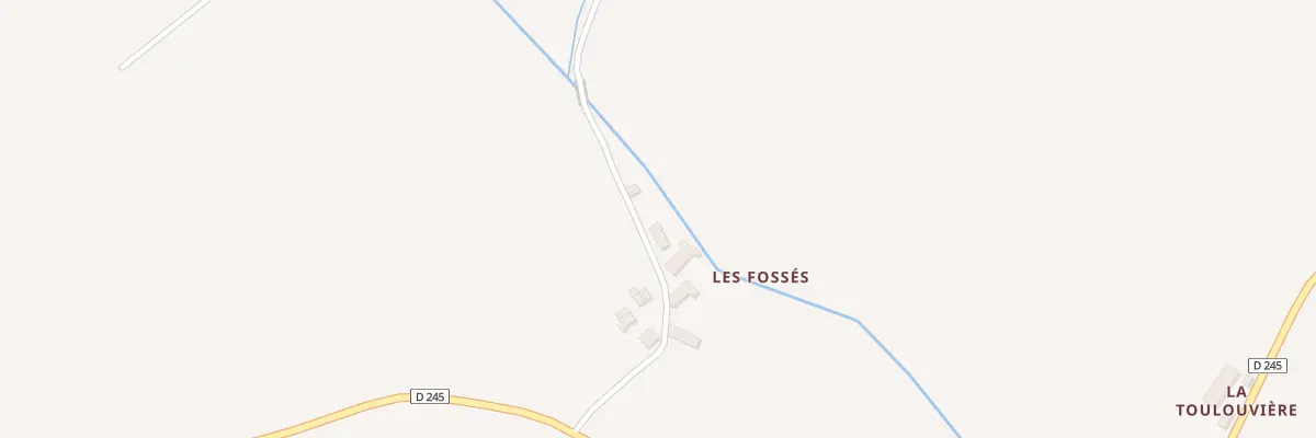 Plan du 8 Les Fosses à Champfrémont