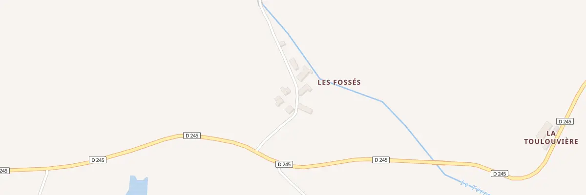 Plan du 5 Les Fosses à Champfrémont