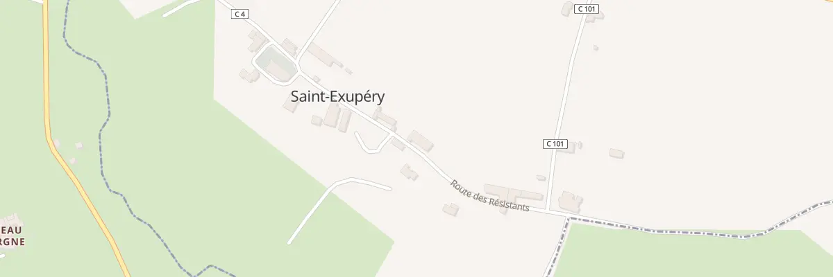 Plan du 5 Le Bourg à Saint-Exupéry