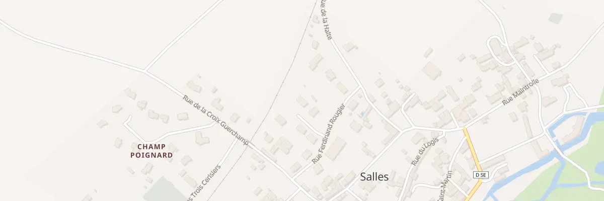 Plan du 4 Rue des Soleils Salladins à Salles