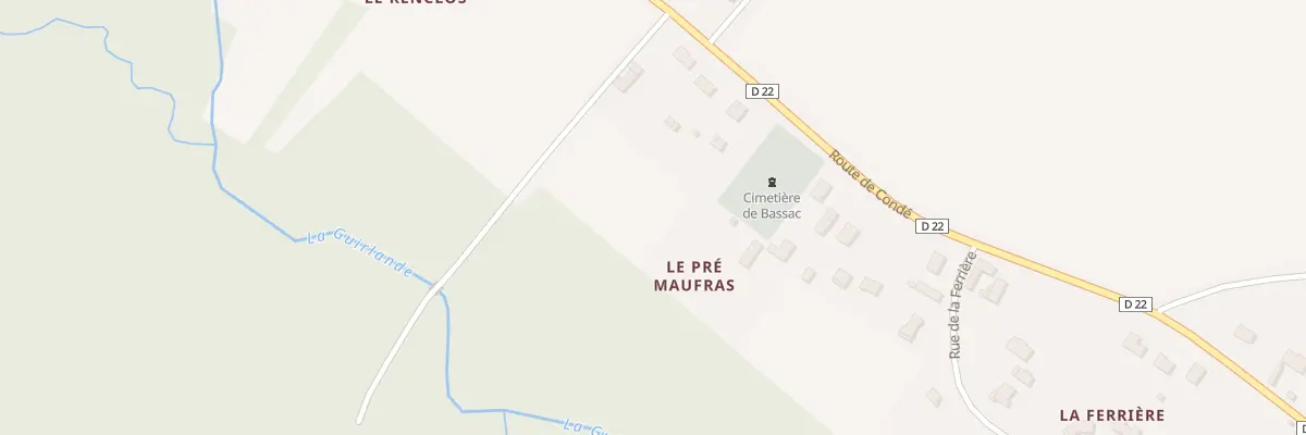 Plan du 60B Rte de Condé à Bassac