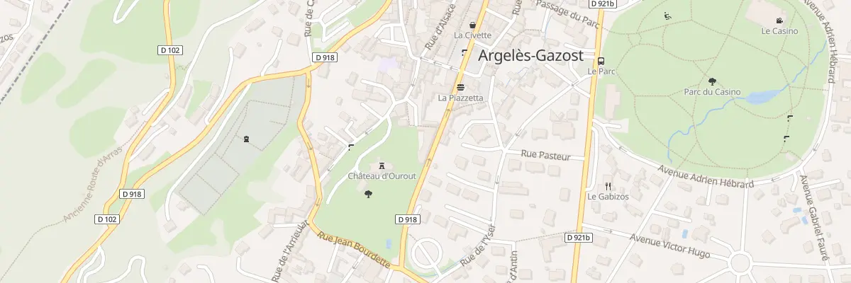 Plan du 8 Rue du Général Leclerc à Argelès-Gazost
