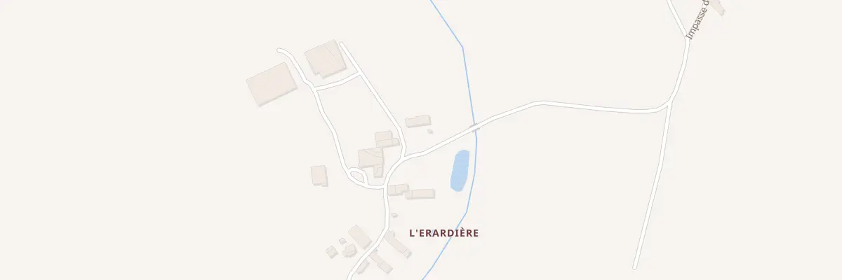 Plan du 2 L’Erardière à Champfrémont