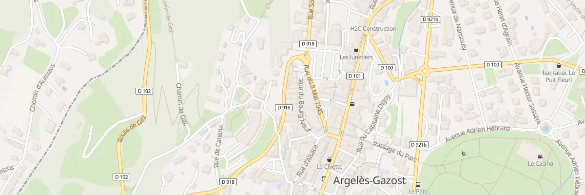 Plan du 15 Rue du Bourg Neuf à Argelès-Gazost