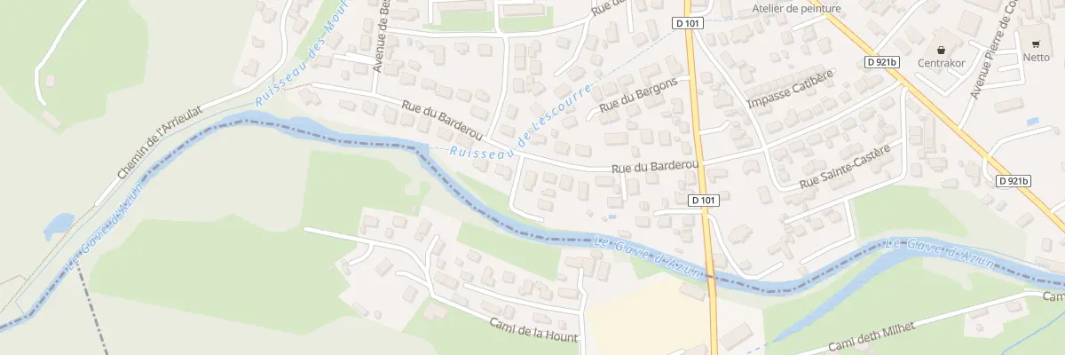Plan du 19 Rue du Barderou à Argelès-Gazost